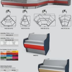 Vitrină frigorifică modulară de expunere inox 1326x1290 mm, fără depozitare, incorporabilă, Infrico - Img 7