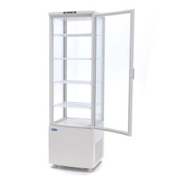 Vitrină frigorifică verticală, 235 Litri albă - Img 5