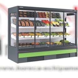 Vitrină frigorifică verticală, plug in 2500x2000 mm, Rotterdam magazin sau supermarket, Infrico