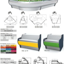 Vitrină modulară de expunere, 938x906 mm, incorporabilă BARCELONA, Infrico - Img 6