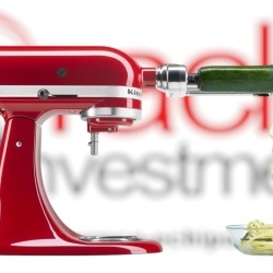 Accesoriu pentru spiralat legume și fructe KitchenAid, cu 4 lame