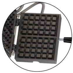 Aparat profesional de vafe 4×6 Bruxelles, 44x26x22h cm - Img 6