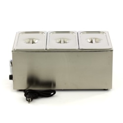 Bain Marie electric 3 GN1/3 cu capac - Img 4