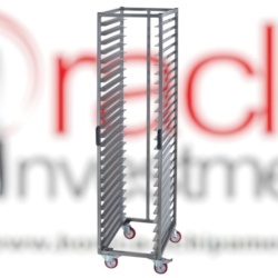 Cărucior transport 20 tăvi 600x400 mm