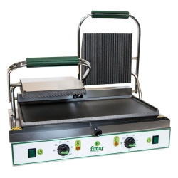 Contact grill 480×230 mm cu placă dublă netedă, Fimar - Img 5