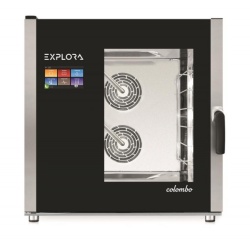 Cuptor combi electric linia EXPLORA COLOMBO 6 tăvi 600x400mm/GN 1/1, touchscreen - Img 2
