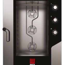 Cuptor electric combisteamer 10 tăvi 60x40 cm electromecanic, Eka Italia - Img 5