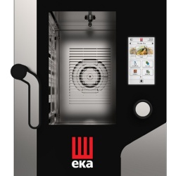 Cuptor electric combisteamer 6 tăvi GN1/1 touchscreen, compact Millenial Eka Italia - Img 9
