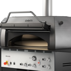 Cuptor electric rotativ pentru pizza, HELIOS BLACK - Img 2