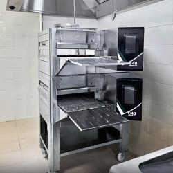 Cuptor electric tip tunel C40, 300 covrigi sau 22 pizza de 33 cm/oră, Prismafood Italia - Img 5
