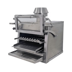 Cuptor pentru steak pe carbuni, deschidere verticala, Pira 70 XL Silver ED - Img 8