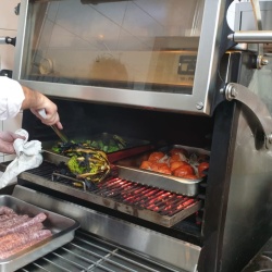 Cuptor pentru steak pe cărbuni, deschidere verticală, Pira 90 LUX ED - Img 4