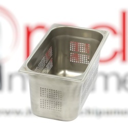 Cuvă GN1/3 inox perforată 150 mm
