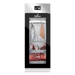 Dulap frigorific cu ușă din sticlă pentru maturare pește, 150 kg, FISH GREEN 700 GLASS - Img 3