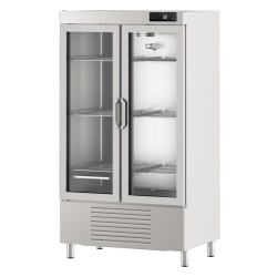 Dulap frigorific de inox și ușă de sticlă, 895 litri - Img 3