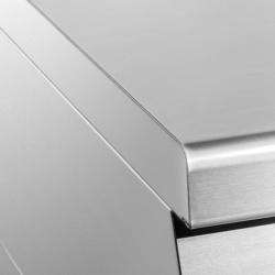 Element neutru inox 100 cm cu sertar GN 1/1, Jemi - Img 3