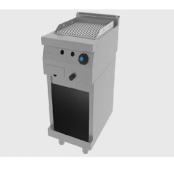 Fry top electric , cu suport deschis si suprafata neteda, 400x600 mm