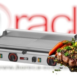 Fry top electric cu suprafață netedă/ striată