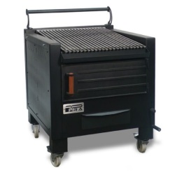 Gratar profesional barbeque pentru steak pe carbuni, 800X820X930 mm - Img 5