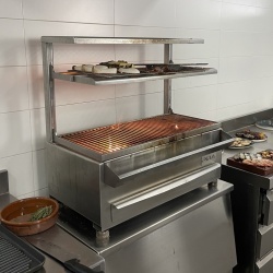 Grătar robata, shashlik sau frigărui, INOX 790x410x780 mm - Img 3