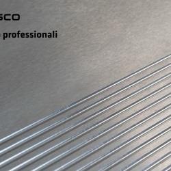 Grill dublu electric cu placă 1/2 striată 1/2 netedă, dulap neutru deschis, Desco Italia - Img 5