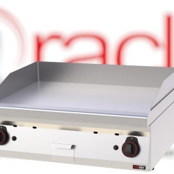 Grill dublu pe gaz cu placă netedă, de banc