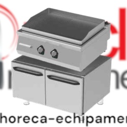 Grill electric cu suprafata neteda/striata si dulap neutru