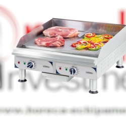 Grill frytop electric neted/striat Large, Casselin