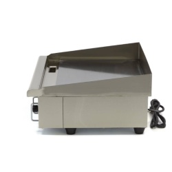 Grill Grătar frytop electric neted, 550×365 mm inox - Img 3