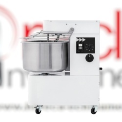 Malaxor aluat cu spirală hidratare 85%, cuvă și cap fixe, 24 kg, 2 viteze, IBT H2O 30 2V