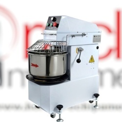 Malaxor cu spirală 20 Litri, 8 kg aluat, cap rabatabil, cuvă detașabilă Hurakan