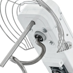 Malaxor cu spirală, cap rabatabil și cuvă detașabilă, 33 L, 24 kg, 2 viteze - Img 2