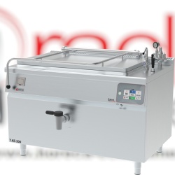 Marmită electrică pătrată T.KE-400, 400 litri, 36kW, touchscreen 7'', încălzire indirectă cu abur, TALENT Gastro-Haal
