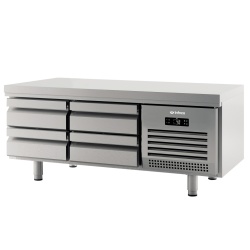 Masă de congelare, bază pentru linia de gătit, 1600x700x650 mm Infrico - Img 2