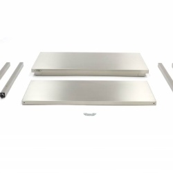 Masă de lucru cu poliță, 2000x700 mm - Img 4