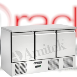 Masă frigorifică profesională ventilată 3x GN1/1, Amitek AK923V