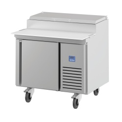 Masă frigorifică salate și pizza, 220 litri, 1050x1106 mm, Infrico - Img 4