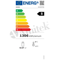 Masă rece cu 3 uși din sticlă 1795x700x850 mm, 417 L Amitek - Img 4