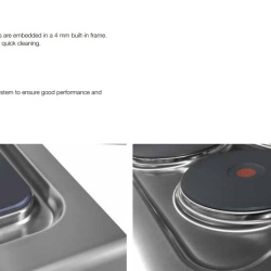 Mașină de gătit electrică cu 4 plite și cuptor, Jemi - Img 5