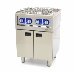 Mașină de gătit pe gaz, 4 arzătoare 17 kW, de banc 600x600x240 mm - Img 3