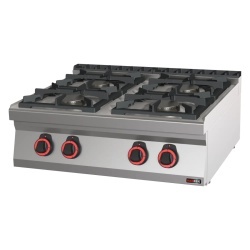 Mașină de gătit pe gaz cu 4 arzătoare, RM Gastro - Img 4
