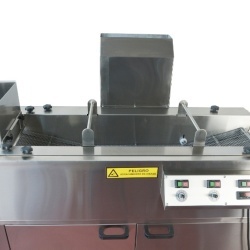 Mașină tip bandă pentru prăjire (friteuză), blansare sau fierbere electrică, 320 mm - Img 4
