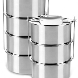 Recipiente, containere inox pentru transport mancare 4X7,4 lt - Img 2