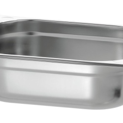 Tavă de inox (suprafață mată) GN1/2 h 100 mm - Img 2