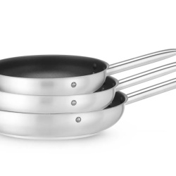Tigaie profesională inox cu strat Anti-aderent 32x5,5 cm, Hendi - Img 2