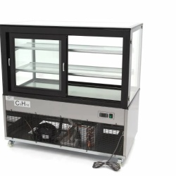 Vitrină frigorifică cofetărie 400 Litri, 122 cm - Img 6