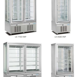 Vitrină frigorifică-congelare de expunere profesională, patiserie 600 litri, Infrico - Img 2