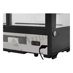 Vitrină frigorifică cu geam curbat, de banc 120 litri, Amitek - Img 2
