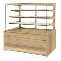 Vitrină frigorifică pentru cofetărie, patiserie 1390x890x1450 mm - Img 4