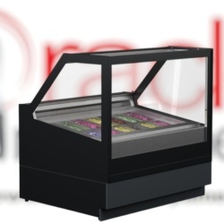 Vitrină frigorifică pentru înghețată CUBE 2 DEEP ICE, 18 cuve